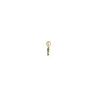 Textured Marlin Fish Pendant (14K)