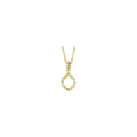 Twisted Infinity Diamond Necklace