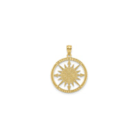 'Lost Without You' Compass Pendant (14K)