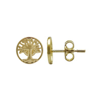 Tree Of Life Stud Earrings (14K)