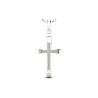 Diamond Cross Pendant (14K)