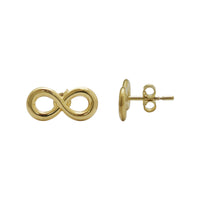 Infinity Stud Earrings (14K)