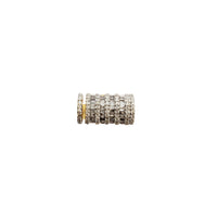 Diamond Baguette & Round Lock (14K)