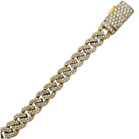 Diamond Cuban Bracelet (14K).