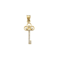 Zirconia Key Pendant (14K)