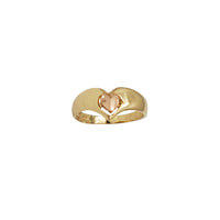 Diamond Cut Heart Ring (14K)