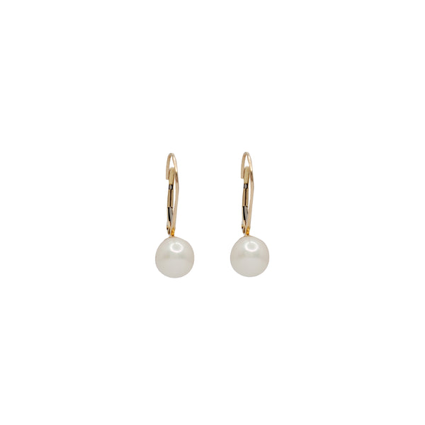 Pearls Earrings (14K)