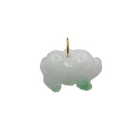 Pig Zodiac Sign Jade Pendant (14K)