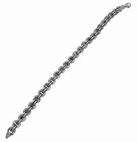 Hallow Double Rolo Bracelet (Silver)