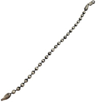 Solid Plain Ball Bracelet (Silver)