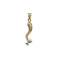 Solid Italian Horn Pendant (14K)