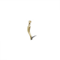 Solid Italian Horn Pendant (14K)