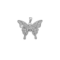 Butterfly Pendant Baguette Cubic Zirconia(Silver)