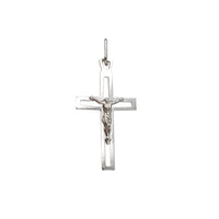 Outlined Cross Pendant (Silver)