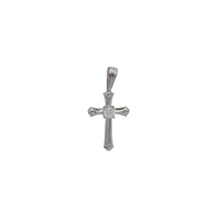 Cubic Zirconia Cross Pendant (Silver)