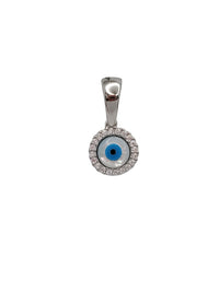 Cubic Zirconia Evil Eye (Silver)