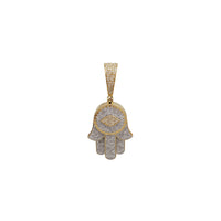 Diamond 3D Hamsa Hand Pendant (14K)