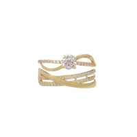 Two-Piece Set Engagement Ring (18K)