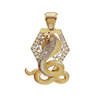 Zirconia Cobra Pendant (14K)