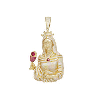 Our Lady of Charity "Caridad de Cobre" Pendant (14K)