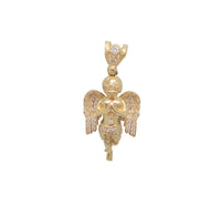 Baby Angel Praying Pendant (14K)