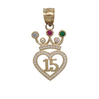 Crown Heart 15 Cumpleaños (14K)