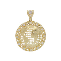 Zirconia Global World Pendant (14K)