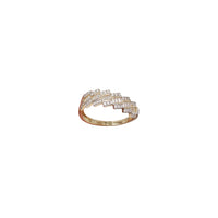 Baguette Cubic Zirconia Band CZ Ring (14K)