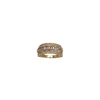 Cuban Tri-Tone Ring (14K)