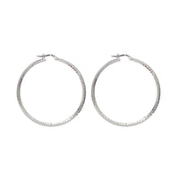 Diamont-Cut Hoop Earring (14K)