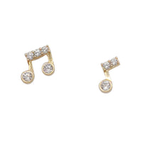 Musical Note Stud Earring(14K)