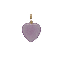 Purple Heart Jade Pendant (14K)