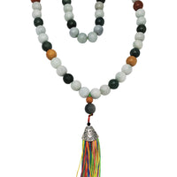 Jade Prayer Bead Necklace