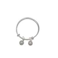 Baby Bangle with Bells (Silver)
