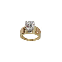 Zirconia Engagement Ring (14K)