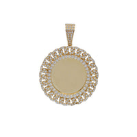 Zirconia Rope Picture Pendant (14K)