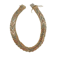 Tricolor Fancy Bracelet (14K).