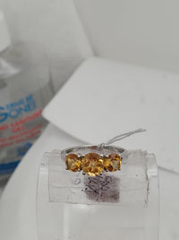 Cubic Zirconia Yellow Stone (Silver)