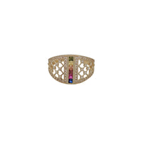 Rainbow Cubic Zirconia Ring (14K)