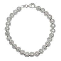 Plain Ball Bracelet (Silver)