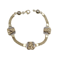 Zirconia Jesus Bismark Bracelet (14K)
