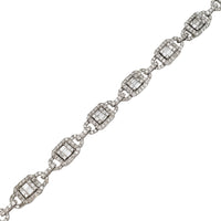 Baguette Diamond Bracelet (14K).