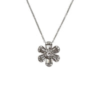 Diamond Flower Fancy Necklace (14K)