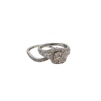 Two-Pieces Diamond Engagement Ring (14K)