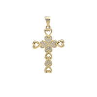 Heart Cross Pendant (Silver)