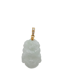 Jade Snake Pendant (14k)
