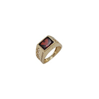 Quare Color Stone Ring (14K).