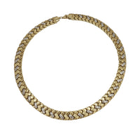 Two-Tone Fancy Necklace (14K)