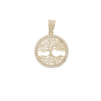 Zirconia Family Tree Pendant (14K)
