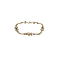 CZ Bismark Bear Bracelet (14K)